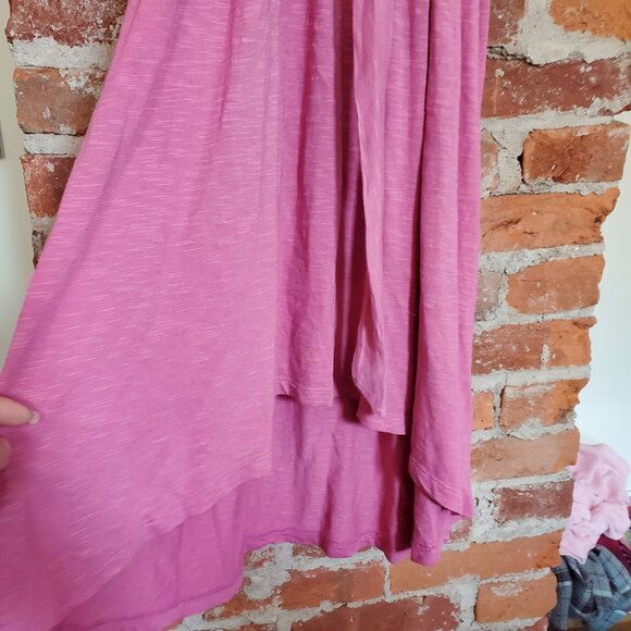 Gap cotton blend dress xs pink mauve - Picture 2 of 3